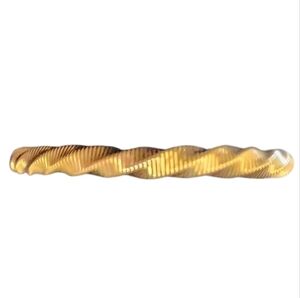 Goldtone Twisted Stretch Bracelet